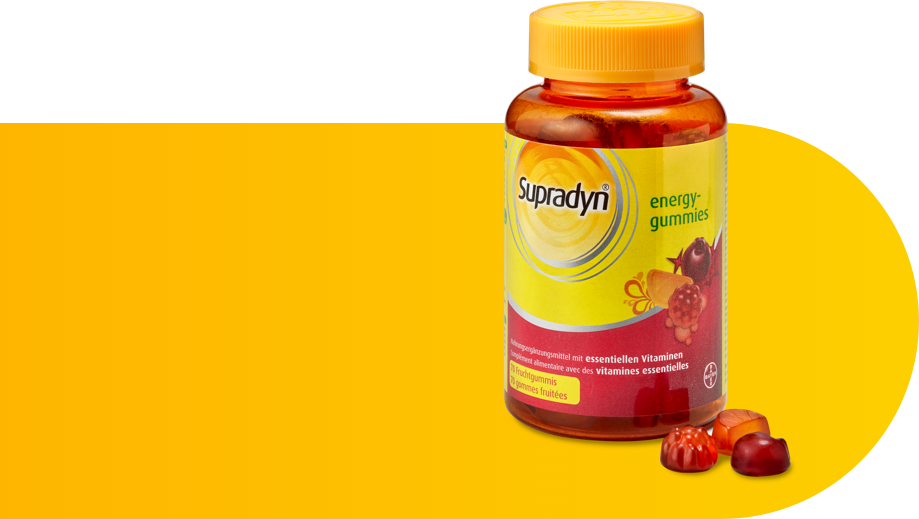 Supradyn Energy, Chewable Multivitamin Gummies packshot